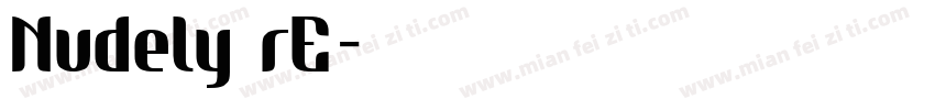 Nudely rE字体转换